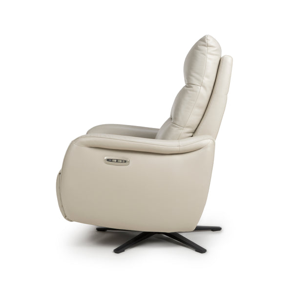 Alpine - Swivel Chair Electric Recliner - Leather