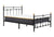 Aston Black - Double Frame Bed