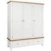 Painted 3 - 3 Door Wardrobe with 3 Drawers - 3 Colours