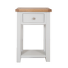 French Grey & Oak Top - 1 Drawer Console