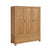 Oak 234 - Triple 3 Door 2 Drawer Wardrobe