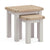 Oak 378 - Nest of Tables - Stone Grey or Sage