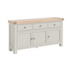 Oak 378 - Large Sideboard - 3 Door - Stone Grey or Sage