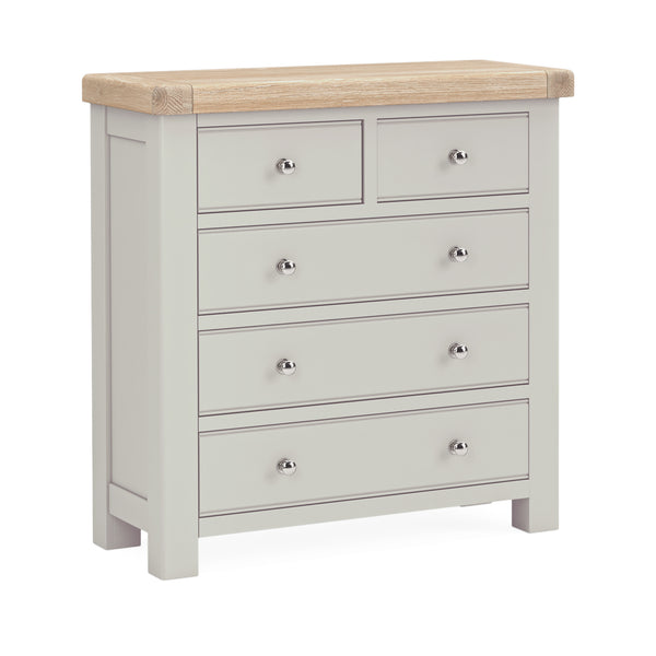 Oak 378 - 3+2 Chest - Stone Grey or Sage