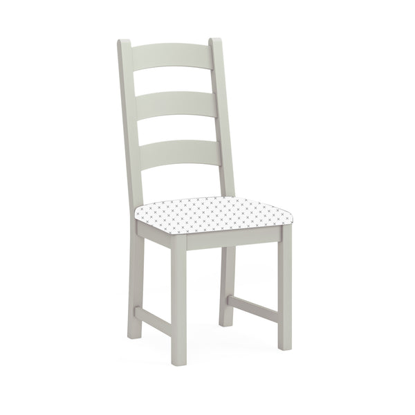 Oak 378 - Dining Chair - Without Cushion - Stone Grey or Sage