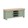 Oak 378 - Large TV Unit 1400 - Stone Grey or Sage