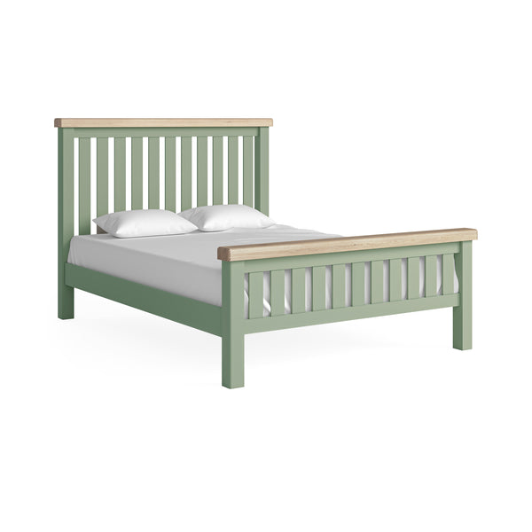 Oak 378 - 5' Frame Bed - Stone Grey or Sage