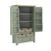Oak 378 - Larder Unit - Stone Grey or Sage