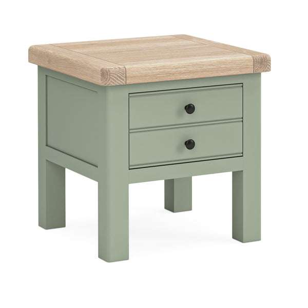 Oak 378 - Lamp Table - Stone Grey or Sage