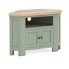 Oak 378 - Corner Tv Unit - Stone Grey or Sage