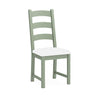 Oak 378 - Dining Chair - Without Cushion - Stone Grey or Sage