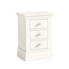 Beamhurst Painted - 3 Drawer Bedside - Coconut Milk