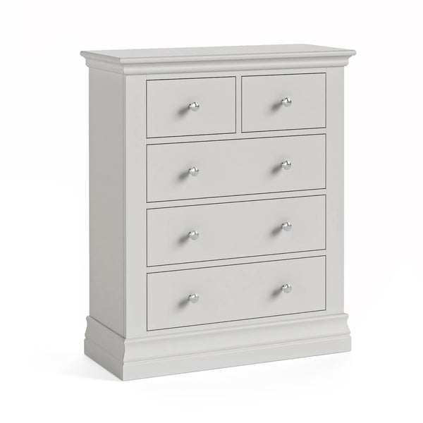 Beamhurst Painted - 3+2 Drawer - Light Grey