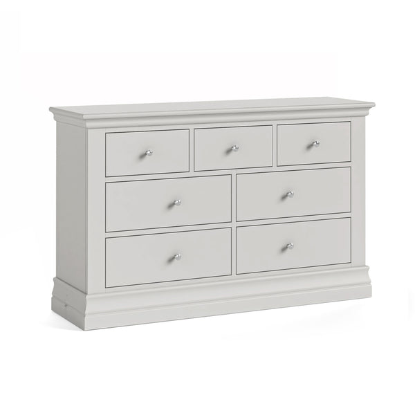 Beamhurst Painted - 3 Over 4 Drawer - Light Grey