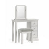 Beamhurst Painted - Single Pedestal Dressing Table - Light Grey