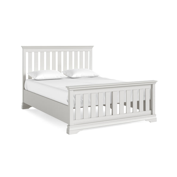 Beamhurst Painted - 5' Frame Bed - Light Grey