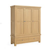 Newborough Oak - 3 Door 2 Drawer Robe