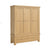 Newborough Oak - 3 Door 2 Drawer Robe