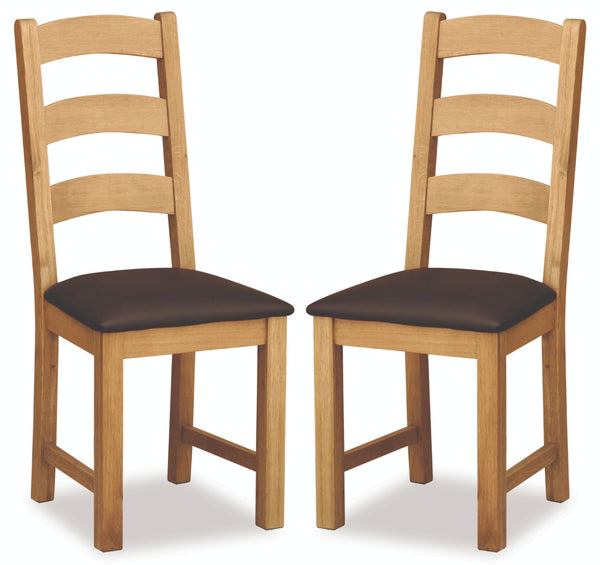 Oak 27L - Dining Chair - x 2 (Pair)