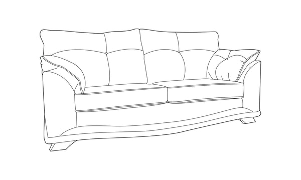 Nadine - 3 Seater Sofa
