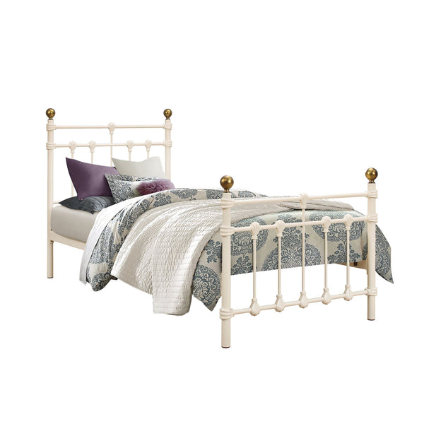 Aston White - Single Frame Bed