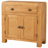 Oak 6 - Compact Sideboard 1 Drawer 2 Door