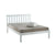 Denton White - Small Double Frame Bed