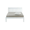Denton White - Double Frame Bed