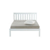 Denton White - King Size Frame Bed