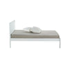 Denton White - King Size Frame Bed