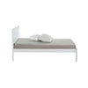 Denton White - Double Frame Bed