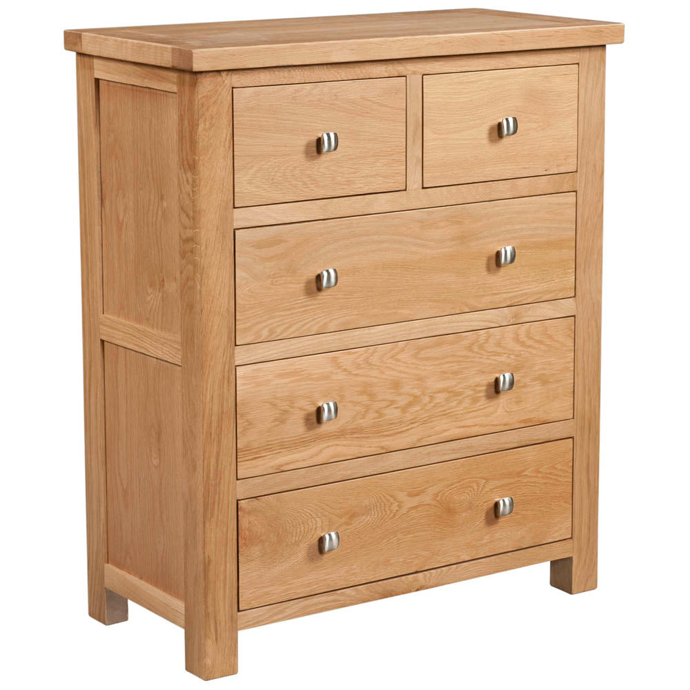 Oak 4 3+2 Chest Mill Outlet Uttoxeter