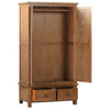Oak 7 - Gents Wardrobe With 2 Drawers