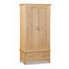 Oak 87 - Double Gents Wardrobe