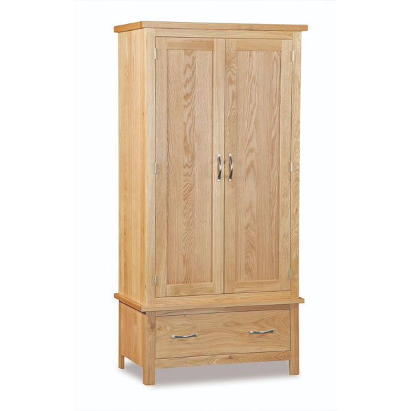 Oak 87 - Double Gents Wardrobe