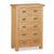 Oak 27 - 5 Drawer Chest