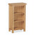 Oak 27L - Mini Low Narrow Bookcase KD