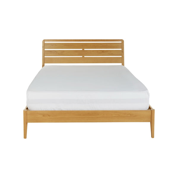 Oak 207 - 4'6 Double Frame Bed