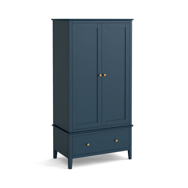 Range 257 - Navy - 2 Door 1 Drawer Robe