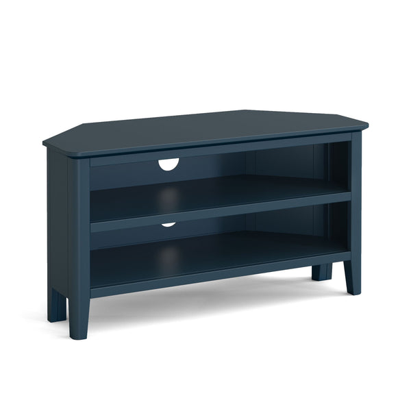 Range 257 - Navy -Corner TV Unit