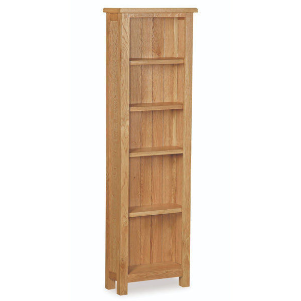 Oak 27L - Slim Bookcase KD