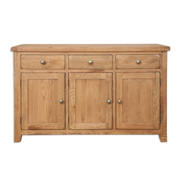 Country Oak - 3 Door Sideboard