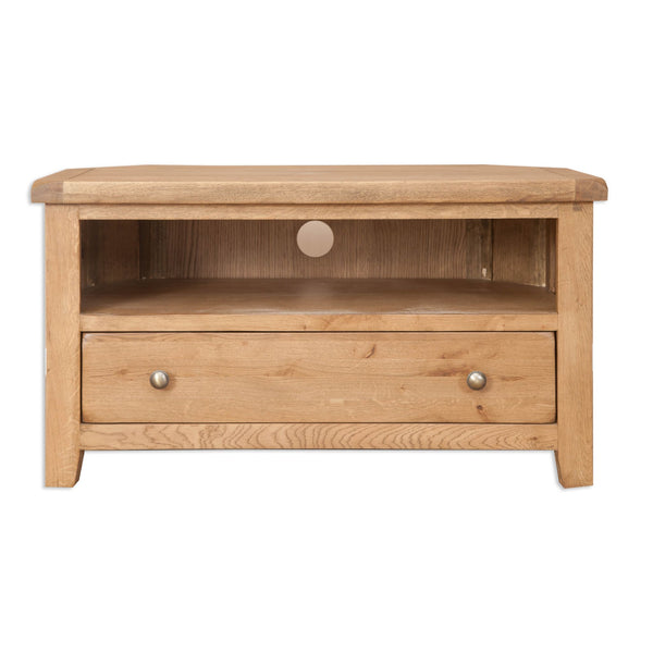 Country Oak - Corner TV Unit