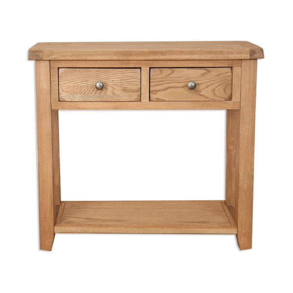 Country Oak - 2 Drawer Console