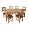 Country Oak - 1.6m Extending Table