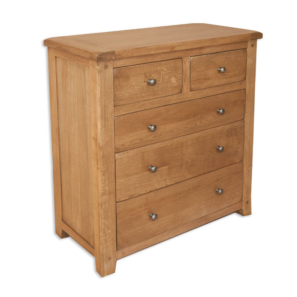 Country Oak - 3+2 Drawer Chest