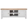 French Grey & Oak Top - Large TV Unit
