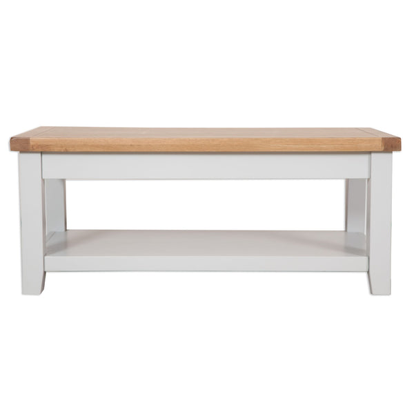 French Grey & Oak Top - Coffee Table