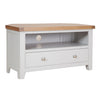 French Grey & Oak Top - Corner TV Unit