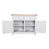 French Grey & Oak Top - 2 Door Sideboard